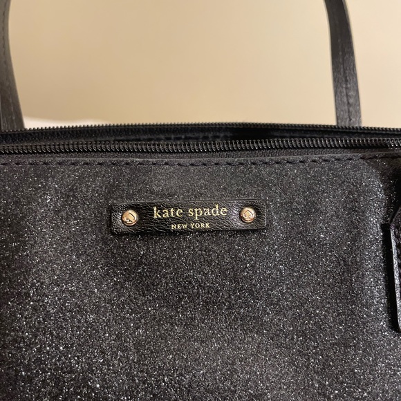 Kate Spade Black Glitter Bag - Picture 2 of 9